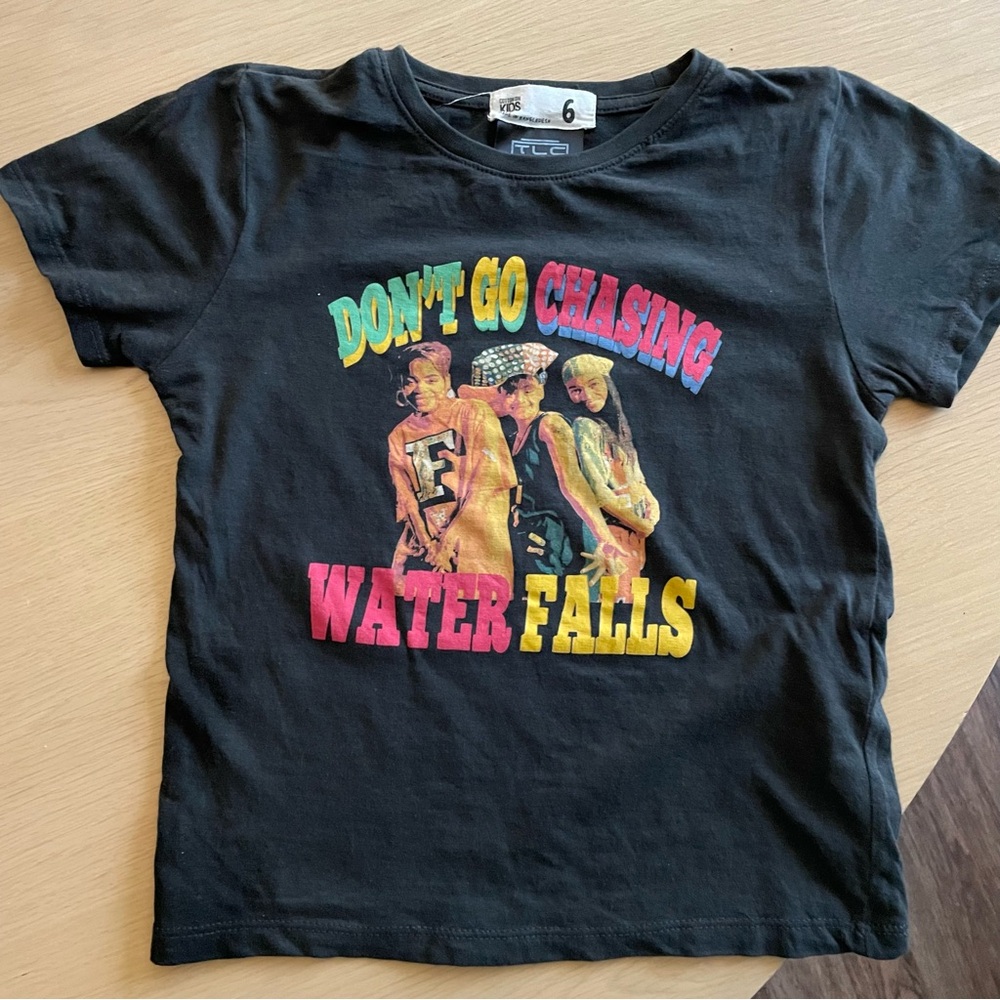 Cotton On Black Short Sleeve Tee with Vibrant Graphic